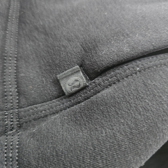 Lululemon Snapshot Crew Reflective Crewneck‎ Sweatshirt Black Leopard Pockets  6 - Picture 9 of 11